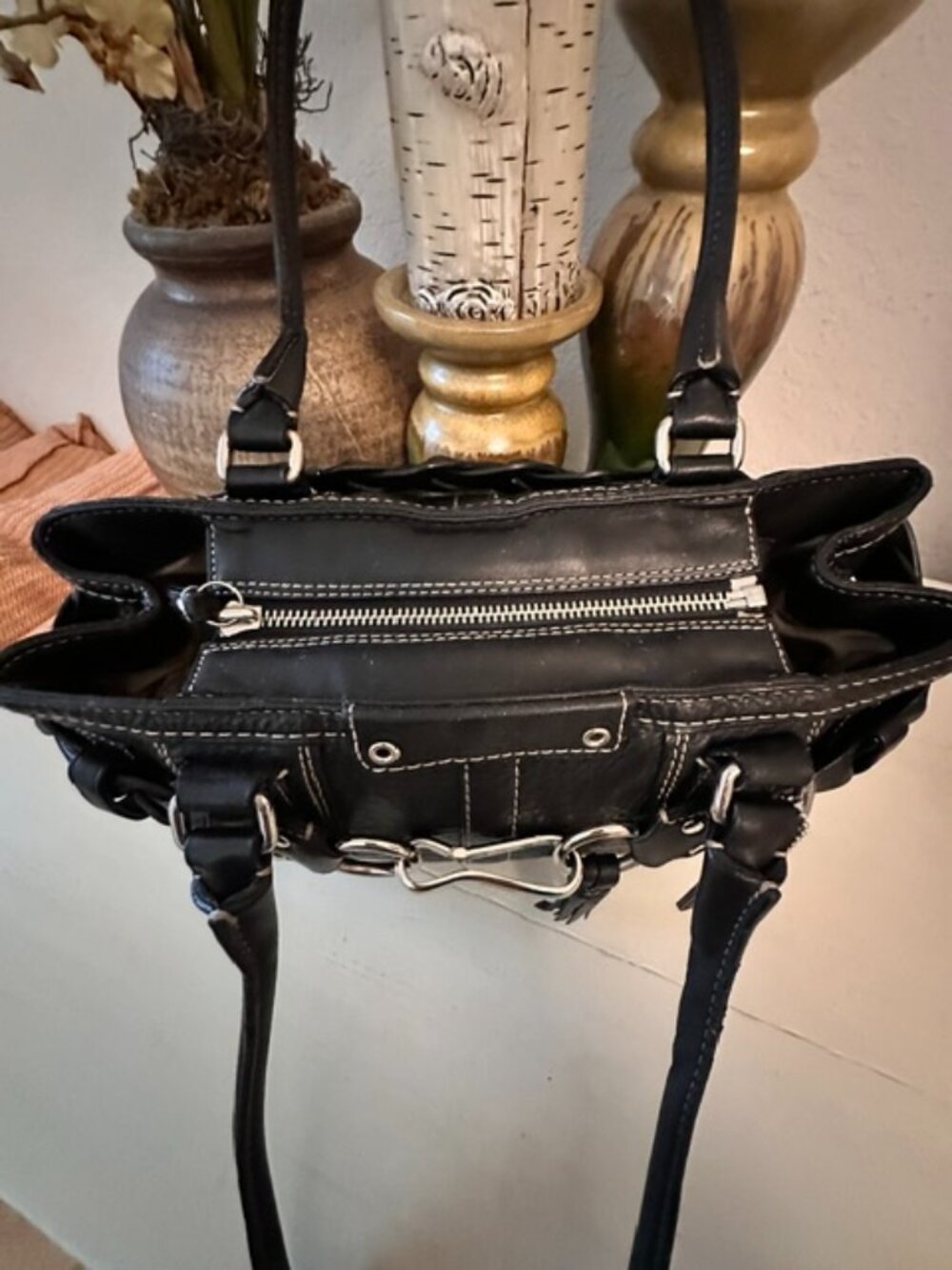 Coach Hamilton Vintage F13084 Satchel Tote-EUC - Picture 4 of 12